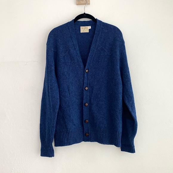Vintage Other - 60s H Bar C wool cardigan